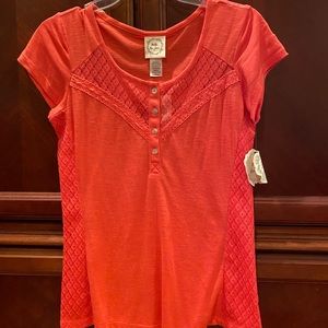 Belle du jour coral shirt (never worn)